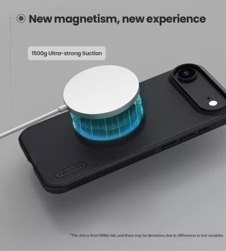 Nillkin Super Frosted PRO Magnetic tok Apple iPhone Air készülékhez – Fekete
