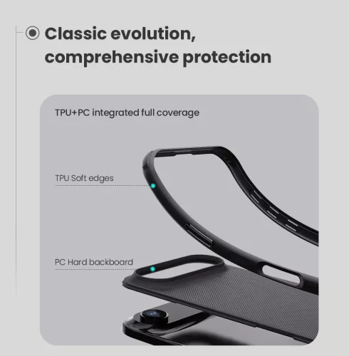 Nillkin Super Frosted PRO Magnetic tok Apple iPhone Air készülékhez – Fekete
