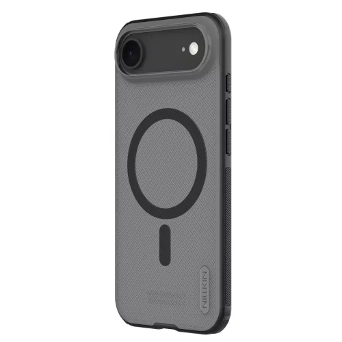 Nillkin Super Frosted PRO Magnetic tok Apple iPhone Air készülékhez – Átlátszó fekete