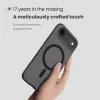 Nillkin Super Frosted PRO Magnetic tok Apple iPhone Air készülékhez – Átlátszó fekete