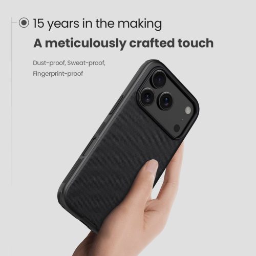 Nillkin Super Frosted PRO Magnetic tok Apple iPhone 17 Pro készülékhez – Fekete