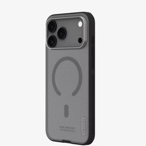 Nillkin Super Frosted PRO Magnetic tok Apple iPhone 17 Pro Max / 18 Pro Max készülékhez – Átlátszó fekete