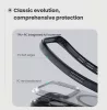 Nillkin Super Frosted PRO Magnetic tok Apple iPhone 17 Pro Max / 18 Pro Max készülékhez – Átlátszó fekete