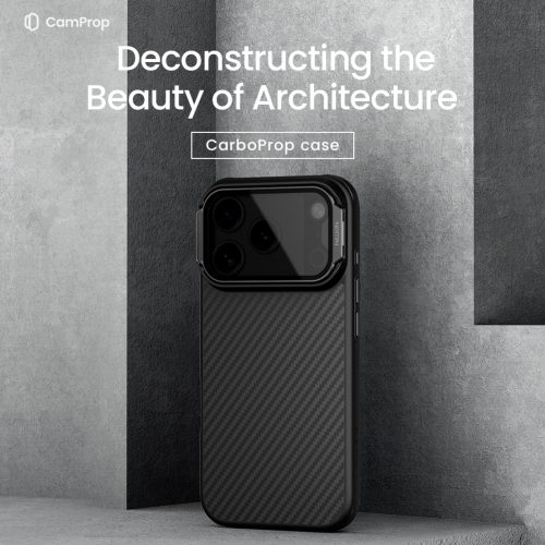 Nillkin CarboProp Aramid Magnetic tok Apple iPhone 17 Pro készülékhez – Fekete