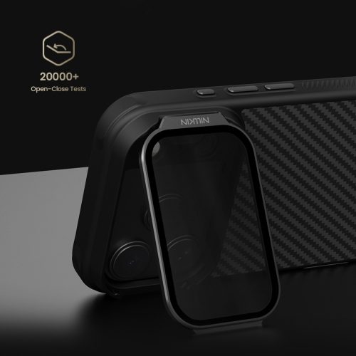 Nillkin CarboProp Aramid Magnetic tok Apple iPhone 17 Pro készülékhez – Fekete