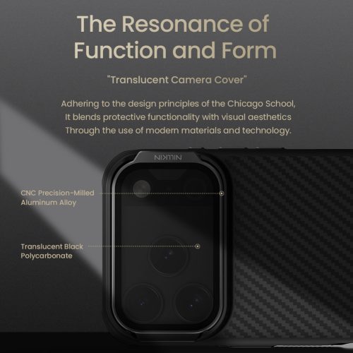 Nillkin CarboProp Aramid Magnetic tok Apple iPhone 17 Pro készülékhez – Fekete