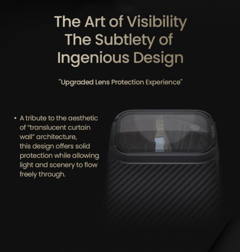 Nillkin CarboProp Aramid Magnetic tok Apple iPhone 17 Pro készülékhez – Fekete