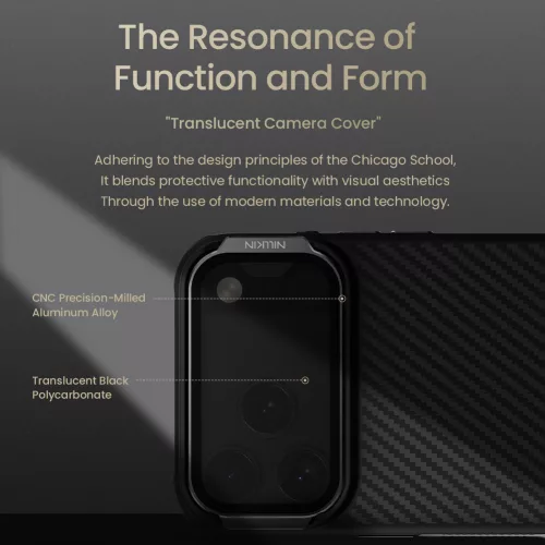 Nillkin CarboProp Aramid Magnetic tok Apple iPhone 17 Pro Max / 18 Pro Max készülékhez – Fekete
