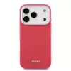 DKNY Pu Leather Metal Logo Wrist Chain MagSafe tok, iPhone 17 Pro