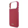 DKNY Pu Leather Metal Logo Wrist Chain MagSafe tok, iPhone 17 Pro Max