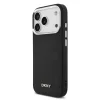 DKNY Pu Leather Metal Logo Wrist Chain MagSafe tok, iPhone 17 Pro