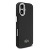 Lacoste Iconic Petit Pique Metal Logo MagSafe tok iPhone 17 fekete tok