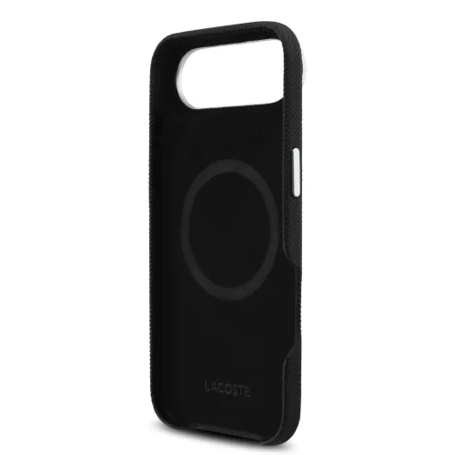  Lacoste Iconic Petit Pique Metal Logo MagSafe tok iPhone Air- fekete
