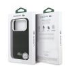 Lacoste Iconic Petit Pique Metal Logo MagSafe tok iPhone 17 Pro fekete tok