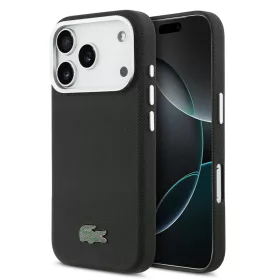   Lacoste Iconic Petit Pique Metal Logo MagSafe tok iPhone 17 Pro Max fekete tok - 