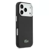Lacoste Iconic Petit Pique Metal Logo MagSafe tok iPhone 17 Pro Max fekete tok - 
