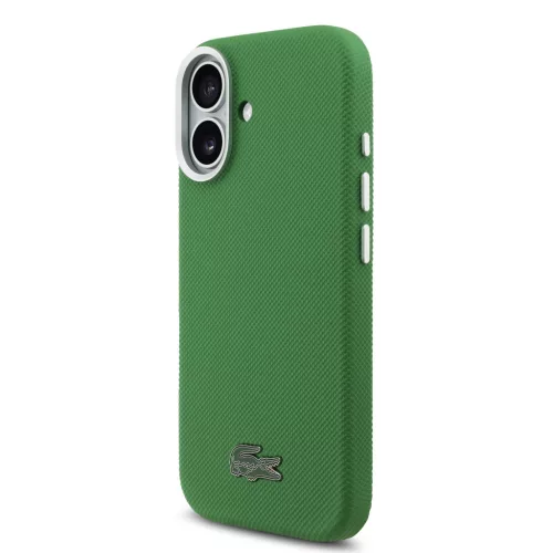 Lacoste Iconic Petit Pique Metal Logo MagSafe tok iPhone 17 - zöld