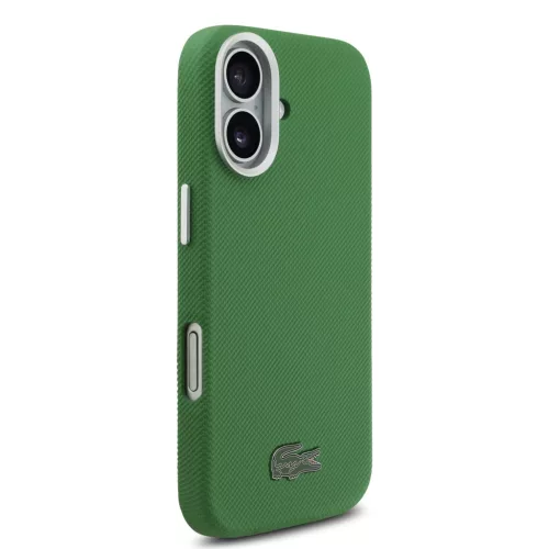 Lacoste Iconic Petit Pique Metal Logo MagSafe tok iPhone 17 - zöld