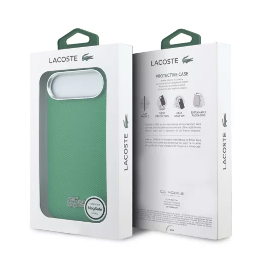  Lacoste Iconic Petit Pique Metal Logo MagSafe tok iPhone Air - zöld