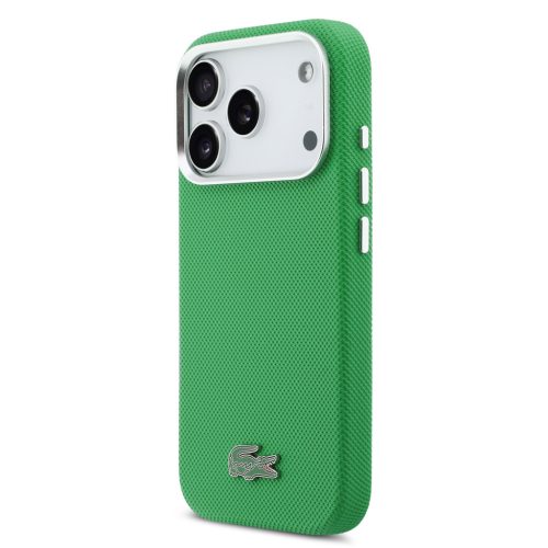 Lacoste Iconic Petit Pique Metal Logo MagSafe tok iPhone 17 Pro- zöld