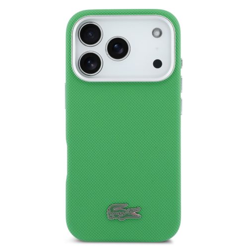 Lacoste Iconic Petit Pique Metal Logo MagSafe tok iPhone 17 Pro- zöld