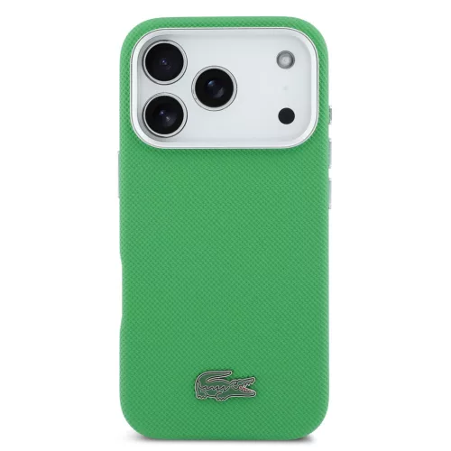  Lacoste Iconic Petit Pique Metal Logo MagSafe tok iPhone 17 Pro Max- zöld