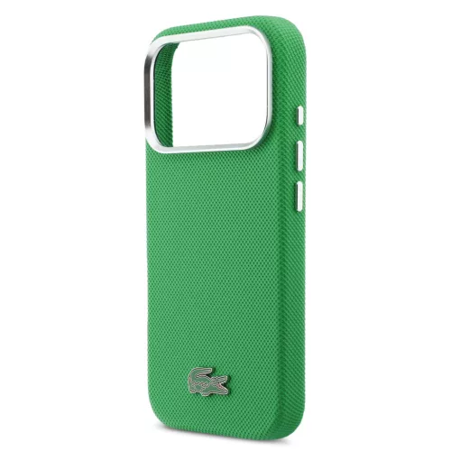  Lacoste Iconic Petit Pique Metal Logo MagSafe tok iPhone 17 Pro Max- zöld