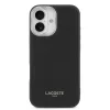 Lacoste PU Leather Champs Elysees MagSafe tok, iPhone 17 - fekete