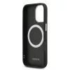 Lacoste PU Leather Champs Elysees MagSafe tok, iPhone 17 - fekete