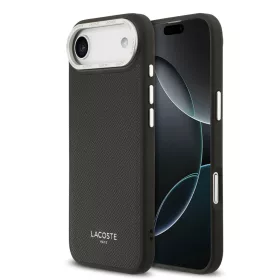   Lacoste PU Leather Champs Elysees MagSafe tok, iPhone Air - fekete