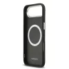 Lacoste PU Leather Champs Elysees MagSafe tok, iPhone Air - fekete