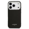 Lacoste PU Leather Champs Elysees MagSafe tok, iPhone 17 Pro - fekete