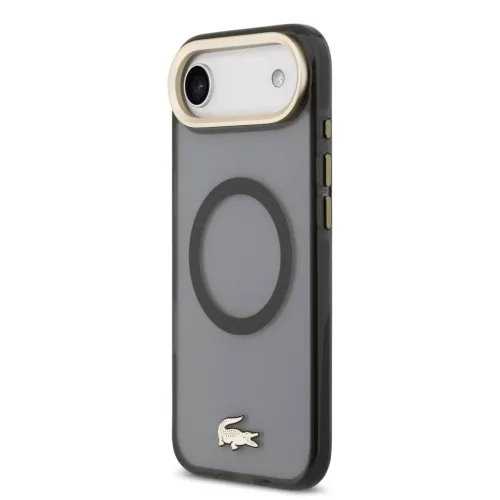 Lacoste PC/TPU Frosted Finish Gold Logo Apple iPhone Air - fekete