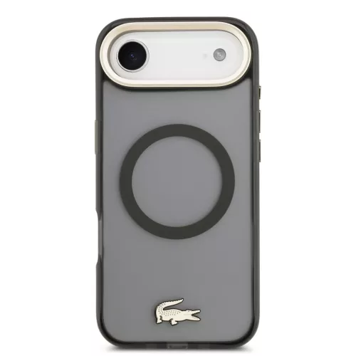 Lacoste PC/TPU Frosted Finish Gold Logo Apple iPhone Air - fekete