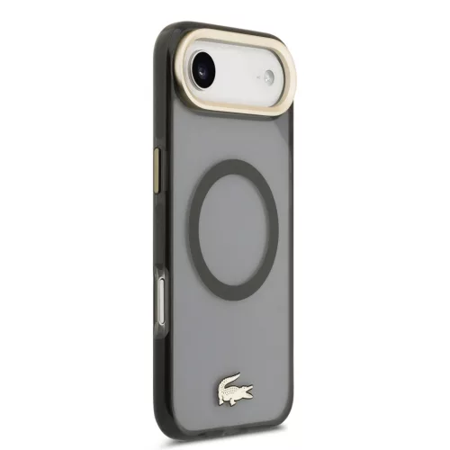 Lacoste PC/TPU Frosted Finish Gold Logo Apple iPhone Air - fekete
