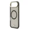 Lacoste PC/TPU Frosted Finish Gold Logo Apple iPhone Air - fekete