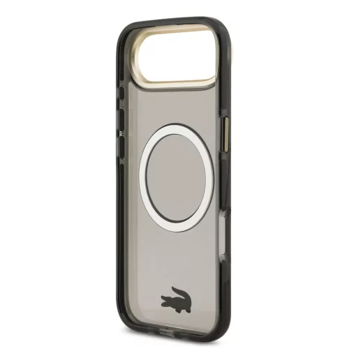 Lacoste PC/TPU Frosted Finish Gold Logo Apple iPhone Air - fekete