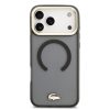 Lacoste PC/TPU Frosted Finish Gold Logo Apple iPhone 17 Pro - fekete