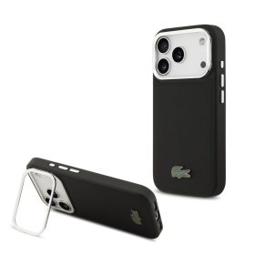   Lacoste Iconic Petit Pique tok,  kamera kitámasztóval MagSafe iPhone 17 Pro - fekete