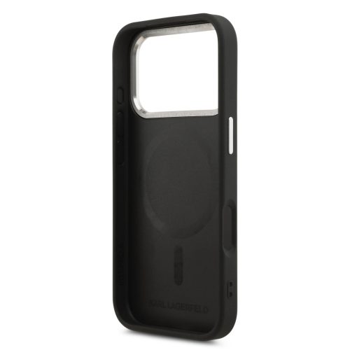 Karl Lagerfeld PU RSG Logo MagSafe tok, iPhone 17 Pro - fekete