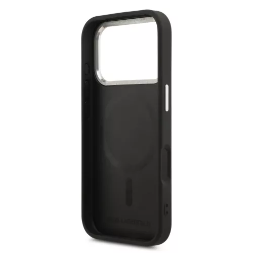 Karl Lagerfeld PU RSG Logo MagSafe tok, iPhone 17 Pro Max - fekete