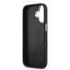 Karl Lagerfeld Grained PU Repeated Logo MagSafe tok Apple iPhone 17 készülékhez – Fekete