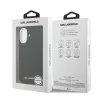 Karl Lagerfeld Grained PU Repeated Logo MagSafe tok,  iPhone 17 - fekete