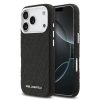 Karl Lagerfeld Grained PU Repeated Logo MagSafe tok,  iPhone 17 Pro - fekete - 