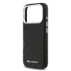 Karl Lagerfeld Grained PU Repeated Logo MagSafe tok,  iPhone 17 Pro Max - fekete
