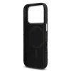 Karl Lagerfeld Grained PU Repeated Logo MagSafe tok,  iPhone 17 Pro Max - fekete