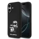 Karl Lagerfeld Liquid Silicone K&CH Sketch MagSafe tok, iPhone 17 - fekete