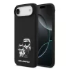 Karl Lagerfeld Liquid Silicone K&CH Sketch MagSafe tok, iPhone Air - fekete