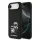 Karl Lagerfeld Liquid Silicone K&CH Sketch MagSafe tok, iPhone Air - fekete