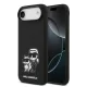 Karl Lagerfeld Liquid Silicone K&CH Sketch MagSafe tok, iPhone Air - fekete